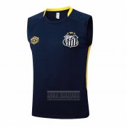 Camiseta De Futbol de Entrenamiento Santos Sin Mangas 2025-2026 Azul