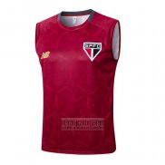 Camiseta De Futbol de Entrenamiento Sao Paulo Sin Mangas 2025-2026 Rojo