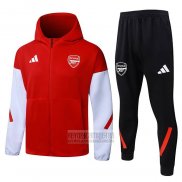 Chandal con Capucha del Arsenal 2025-2026 Rojo