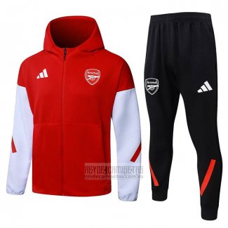 Chandal con Capucha del Arsenal 2025-2026 Rojo
