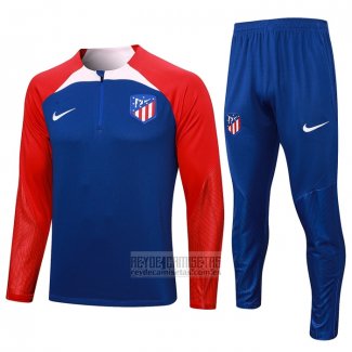 Chandal de Sudadera del Atletico Madrid 2023-2024 Azul