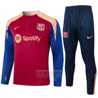 Chandal de Sudadera del Barcelona 2024-2025 Rojo