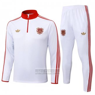 Chandal de Sudadera del Bayern Munich Nino 2025-2026 Blanco