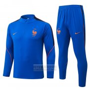Chandal de Sudadera del Francia Nino 2026-2027 Azul