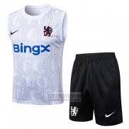 Chandal del Chelsea Sin Mangas 2025-2026 Blanco Gris
