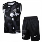 Chandal del Corinthians Sin Mangas 2025-2026 Negro
