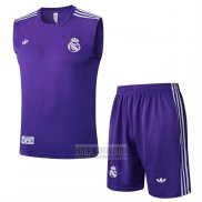 Chandal del Real Madrid Sin Mangas 2025-2026 Purpura