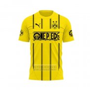 Tailandia Camiseta De Futbol Borussia Dortmund ONE PIECE 2025-2026 Amarillo