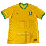 Tailandia Camiseta De Futbol Brasil Jesus 2024-2025 Amarillo