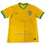 Tailandia Camiseta De Futbol Brasil Jesus 2024-2025 Amarillo