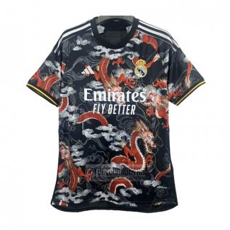 Tailandia Camiseta De Futbol Real Madrid Dragon 2024-2025 Negro