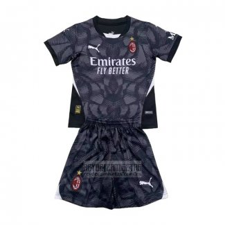 Camiseta De Futbol AC Milan Portero Primera Nino 2024-2025