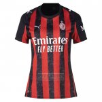 Camiseta De Futbol AC Milan Primera Mujer 2025-2026