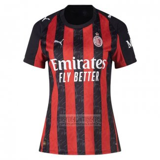 Camiseta De Futbol AC Milan Primera Mujer 2025-2026