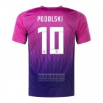 Camiseta De Futbol Alemania Jugador Podolski Segunda 2024