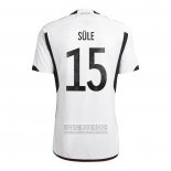 Camiseta De Futbol Alemania Jugador Sule Primera 2022