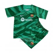 Camiseta De Futbol Barcelona Portero Nino 2023-2024 Verde