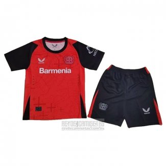 Camiseta De Futbol Bayer Leverkusen Primera Nino 2024-2025