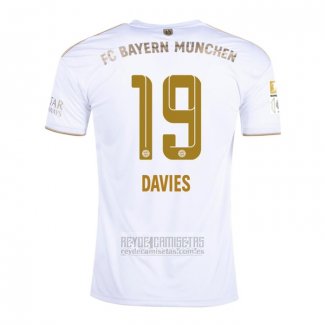 Camiseta De Futbol Bayern Munich Jugador Davies Segunda 2022-2023