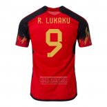 Camiseta De Futbol Belgica Jugador R.Lukaku Primera 2022