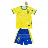 Camiseta De Futbol Brasil Jesus Nino 2024-2025 Amarillo