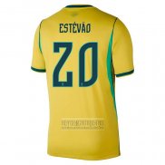 Camiseta De Futbol Brasil Jugador Estevao Primera 2026