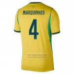 Camiseta De Futbol Brasil Jugador Marquinhos Primera 2026