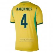Camiseta De Futbol Brasil Jugador Marquinhos Primera 2026