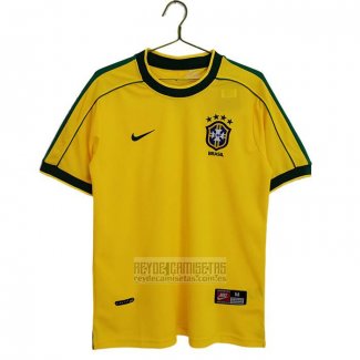 Camiseta De Futbol Brasil Primera Retro 1998