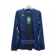 Camiseta De Futbol Brasil Segunda Manga Larga 2026