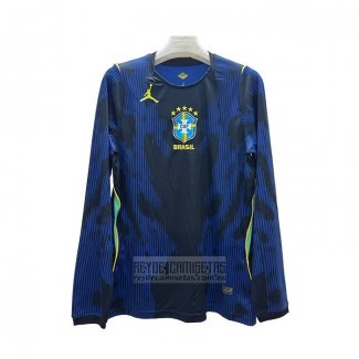 Camiseta De Futbol Brasil Segunda Manga Larga 2026