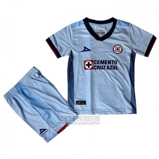 Camiseta De Futbol Cruz Azul Segunda Nino 2023-2024