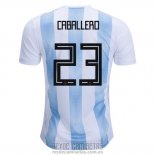 Camiseta De Futbol Argentina Jugador Caballero Primera 2018
