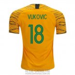 Camiseta De Futbol Australia Jugador Vukovic Primera 2018