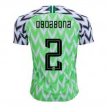 Camiseta De Futbol Nigeria Jugador Oboabona Primera 2018