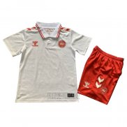 Camiseta De Futbol Dinamarca Segunda Nino 2024