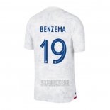 Camiseta De Futbol Francia Jugador Benzema Segunda 2022