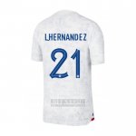 Camiseta De Futbol Francia Jugador L.Hernandez Segunda 2022