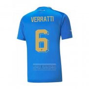 Camiseta De Futbol Italia Jugador Verratti Primera 2022