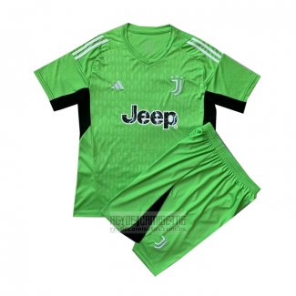 Camiseta De Futbol Juventus Portero Nino 2023-2024 Verde