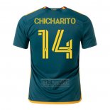 Camiseta De Futbol Los Angeles Galaxy Jugador Chicharito Segunda 2023-2024