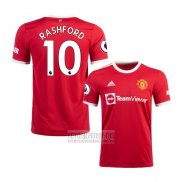 Camiseta De Futbol Manchester United Jugador Rashford Primera 2021-2022