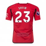 Camiseta De Futbol Manchester United Jugador Shaw Primera 2023-2024