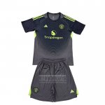 Camiseta De Futbol Manchester United Portero Segunda Nino 2025-2026 Negro