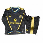 Camiseta De Futbol Manchester United Tercera Manga Larga Nino 2025-2026