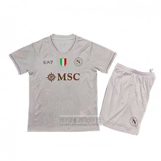 Camiseta De Futbol Napoli Segunda Nino 2025-2026