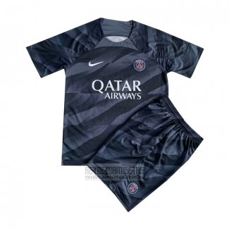 Camiseta De Futbol Paris Saint-Germain Portero Nino 2023-2024 Negro