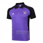Camiseta De Futbol Polo del Alemania 2024-2025 Purpura