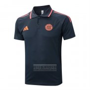 Camiseta De Futbol Polo del Bayern Munich 2025-2026 Gris Naranja
