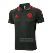 Camiseta De Futbol Polo del Bayern Munich 2025-2026 Verde Oscuro